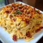Spicy Southern Cheesy Chicken Spaghetti Casserole Recipe