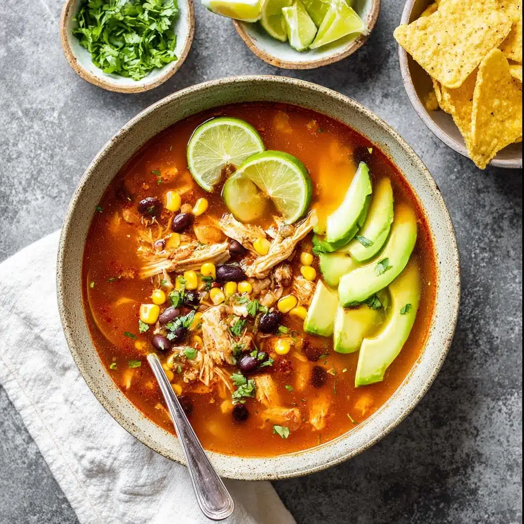 Slow Cooker Chicken Tortilla Soup Recipe - Recipe Image