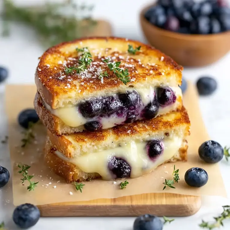 Crispy Blueberry Grilled Cheese Recipe