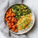Cheesy Broccoli, Chicken & Rice Meal Prep Bowls Recipe