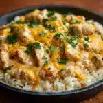 One-Pan Cheesy Meat & Potato Skillet Recipe