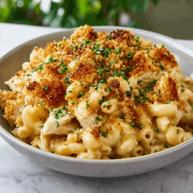 Creamy Chicken Mac and Cheese Recipe