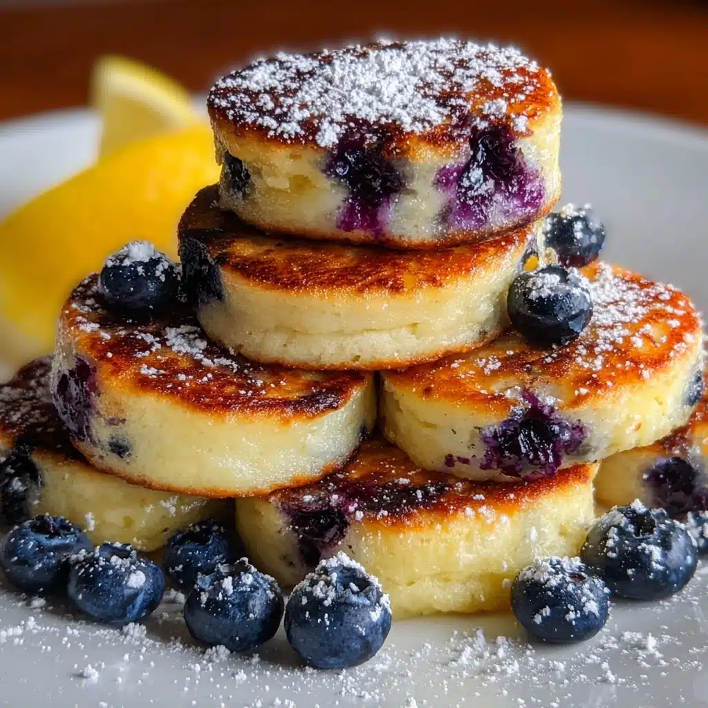 Blueberry Lemon Pancake Bites Recipe - Recipe Image