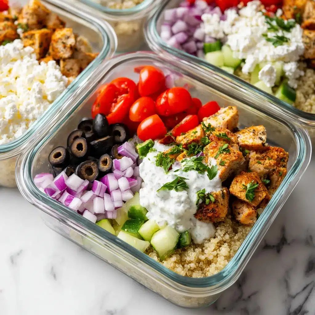 Greek Chicken Quinoa Bowl Recipe - Recipe Image