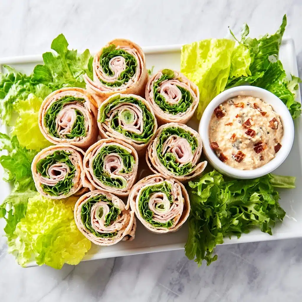 Turkey & Sun-dried Tomato Pinwheel Sandwiches Recipe - Recipe Image