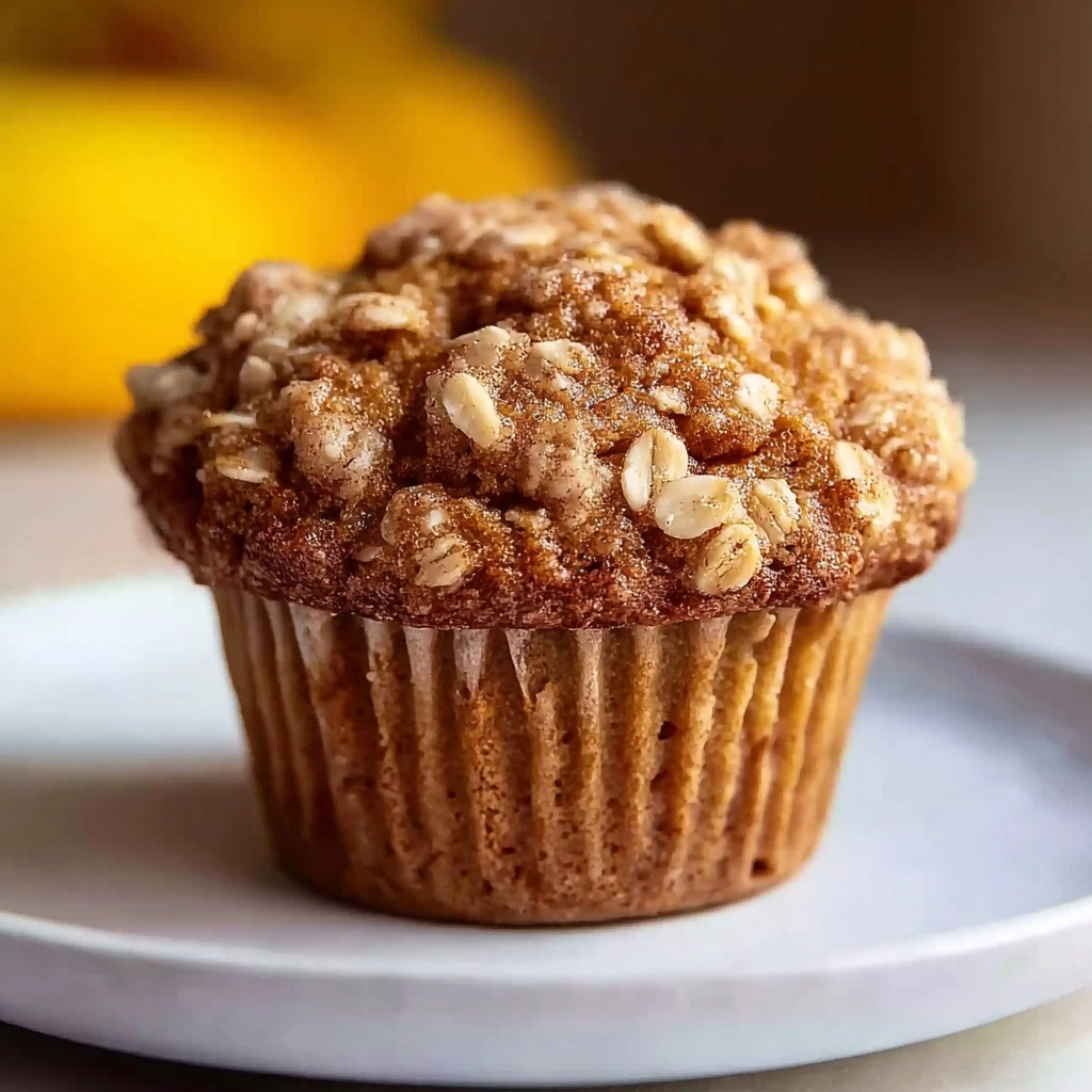 Healthy Banana Oatmeal Muffins Recipe - Recipe Image