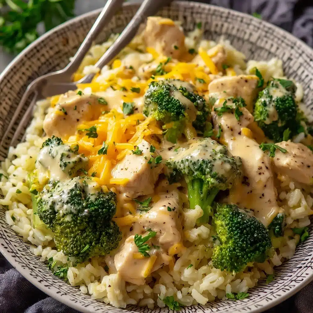 Creamy Broccoli Cheddar Chicken Delight Recipe - Recipe Image