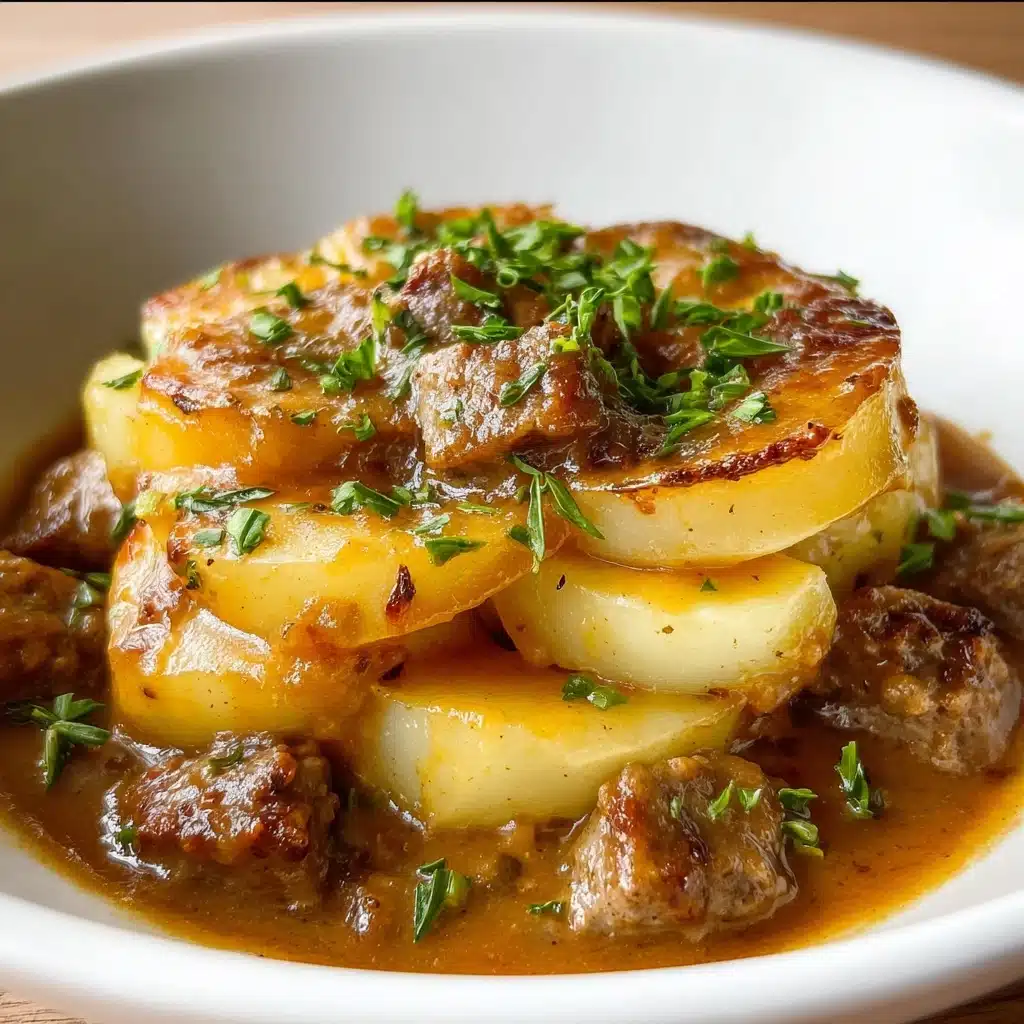 Crockpot Hamburger Potato Casserole Recipe - Recipe Image