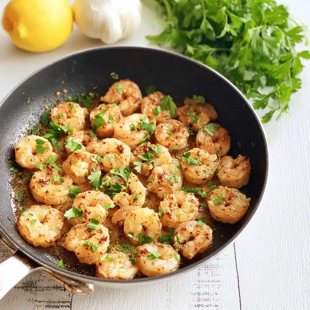 Garlic Butter Pan-Seared Shrimp Recipe - Recipe Image