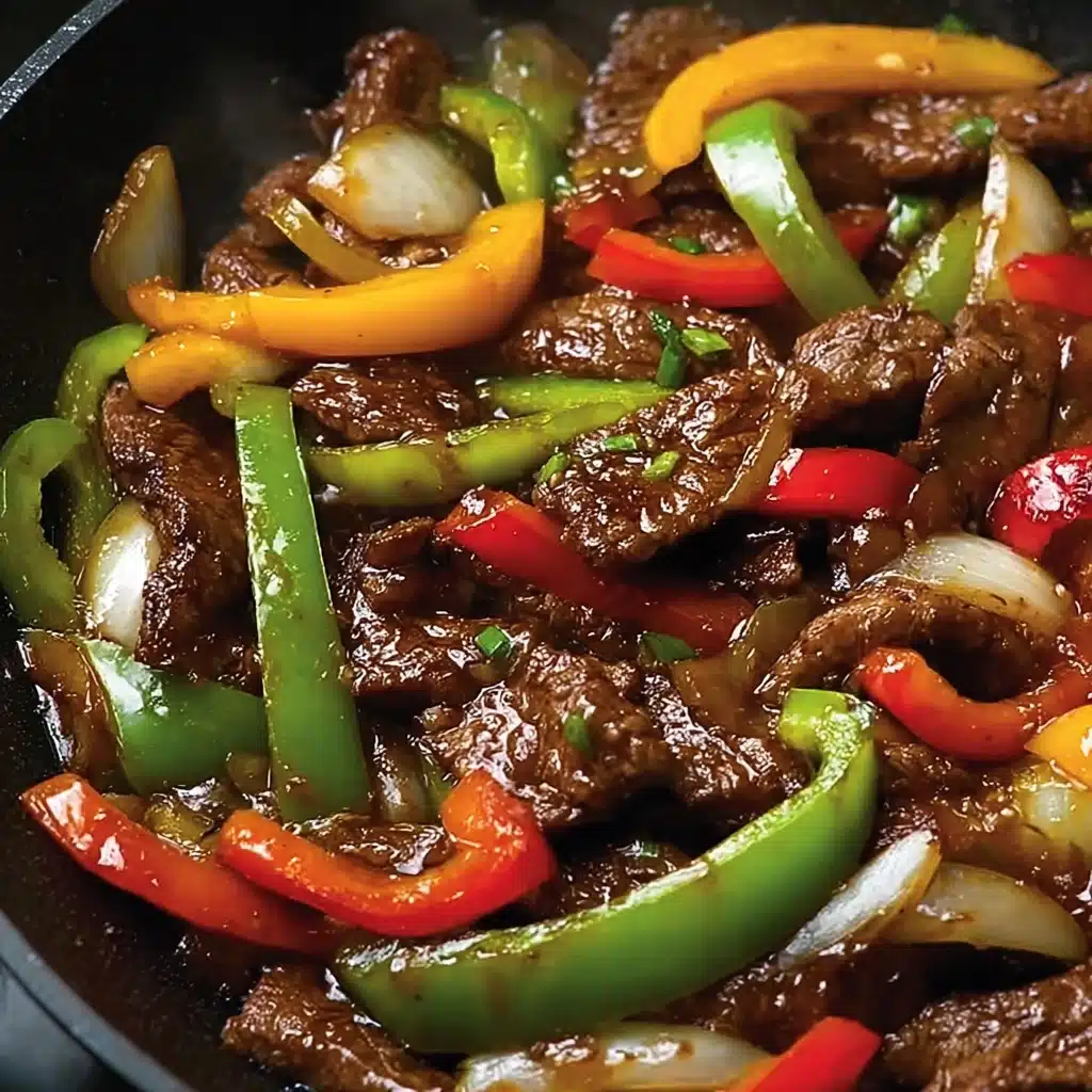 PEPPER STEAK IN A CROCK POT Recipe - Recipe Image