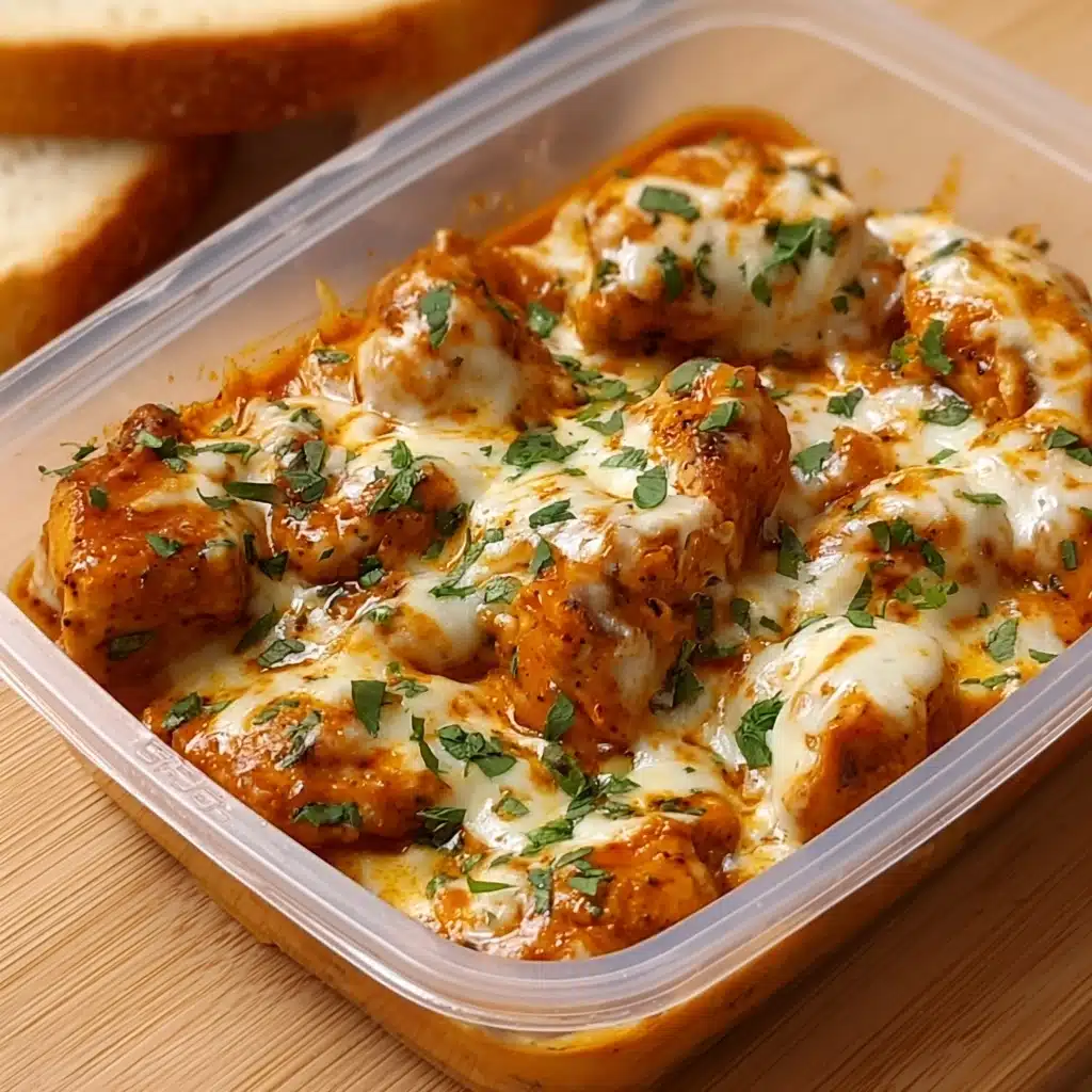 Creamy Garlic Cheesy Chicken & Potatoes Recipe - Recipe Image