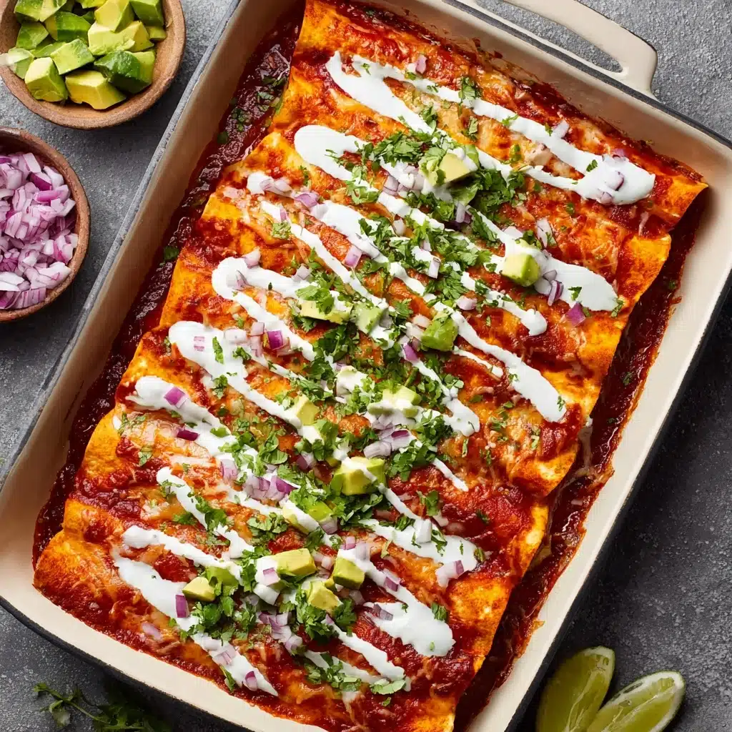 Ground Turkey Black Bean Enchiladas Recipe - Recipe Image
