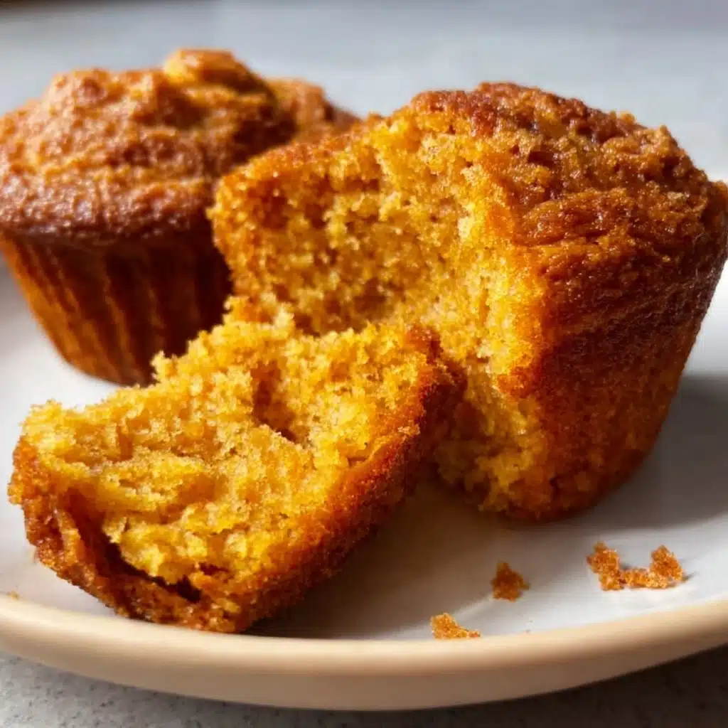 finsHealthy Greek Yogurt Pumpkin Muffins Recipe - Recipe Image