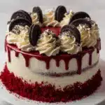 Cookies and Cream Red Velvet Cake Recipe