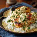 Creamy Smothered Chicken And Rice Recipe