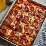 Homemade Sheet Pan Pizza Recipe