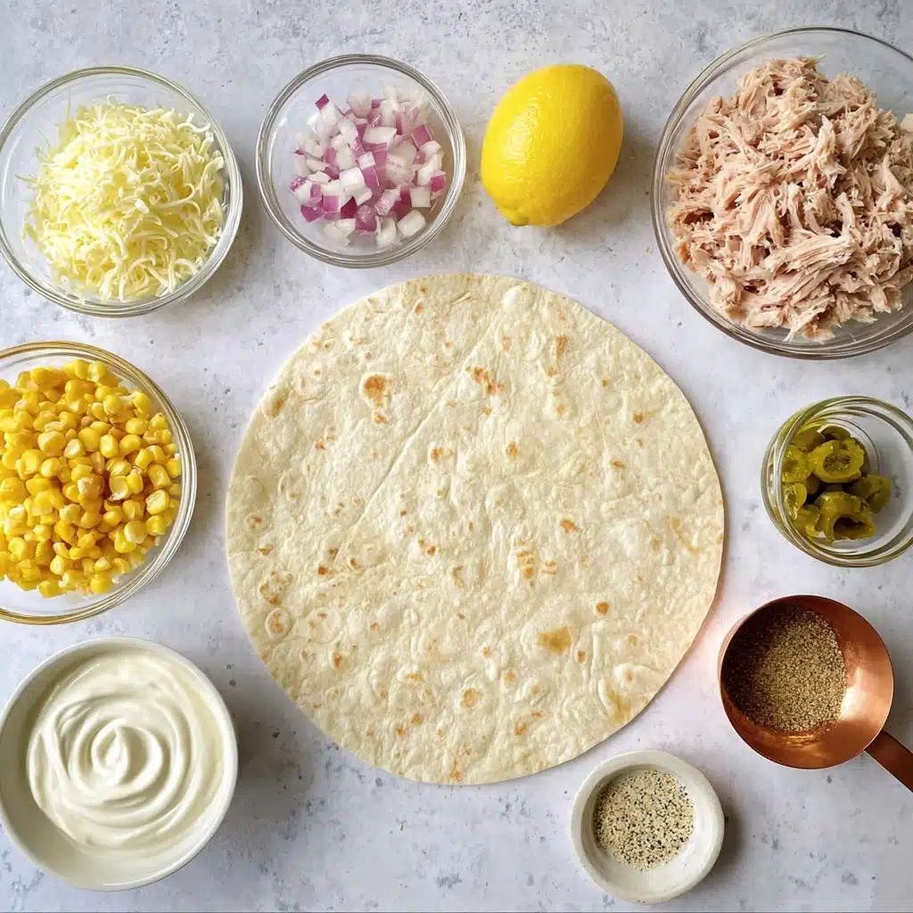 Healthy Tuna Melt Wrap Recipe, Easy 10 Minute Lunch Recipe - Recipe Image