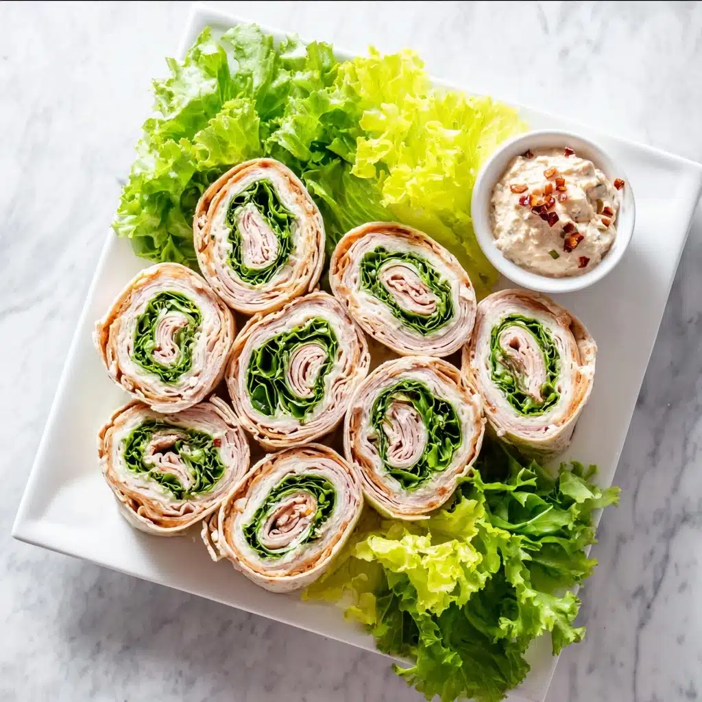 Turkey & Sun-dried Tomato Pinwheel Sandwiches Recipe - Recipe Image