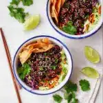 Teriyaki Chicken Wonton Taco Bowls Recipe