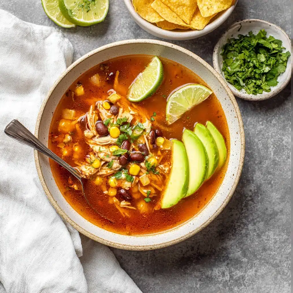 Slow Cooker Chicken Tortilla Soup Recipe - Recipe Image