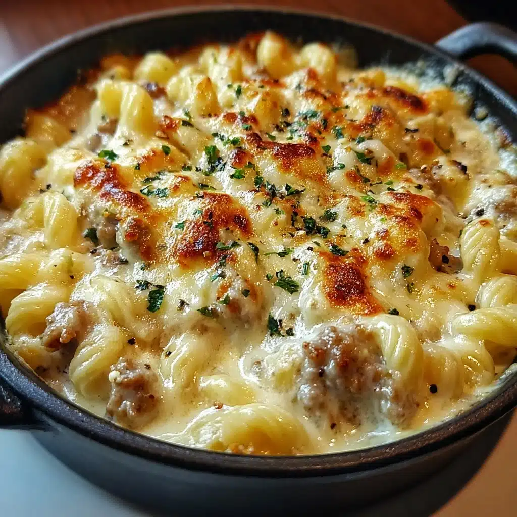 The Best Crockpot Garlic Parmesan Chicken Pasta Recipe - Recipe Image