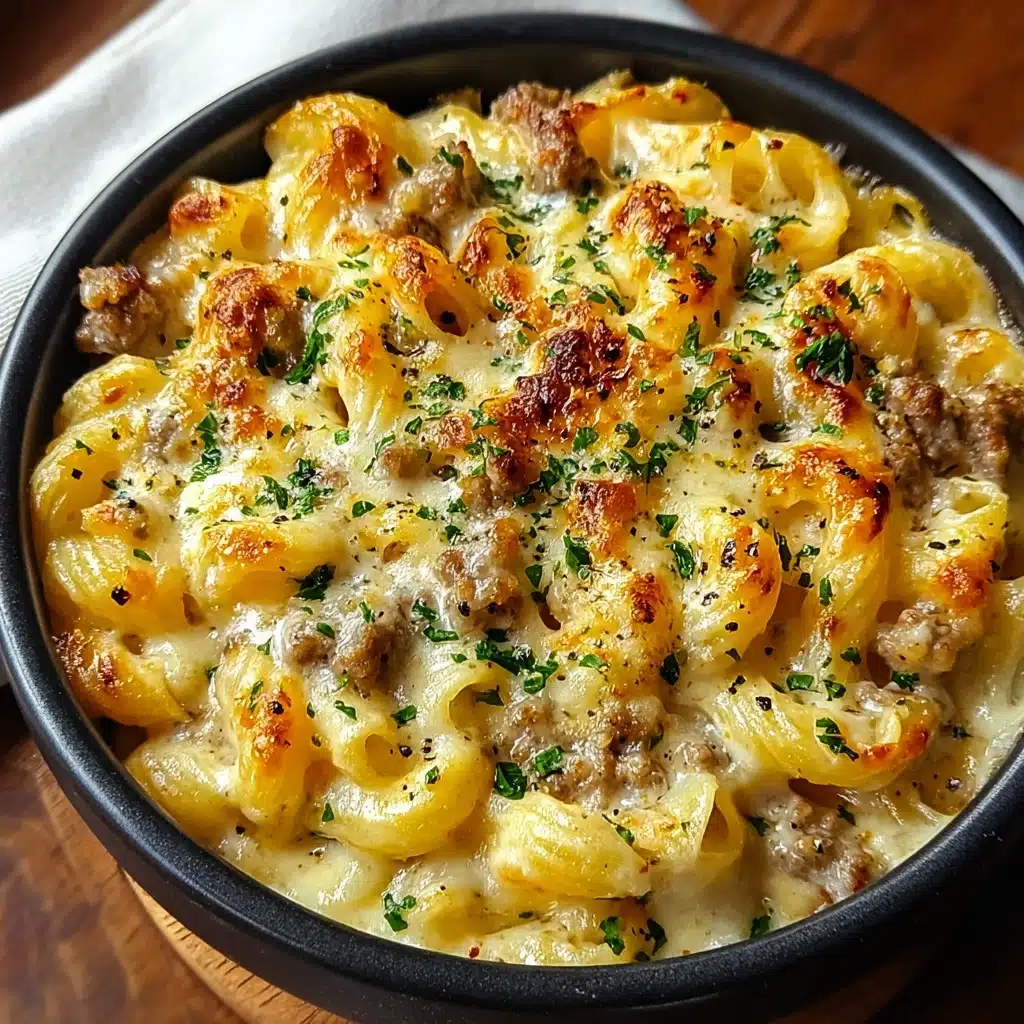 The Best Crockpot Garlic Parmesan Chicken Pasta Recipe - Recipe Image