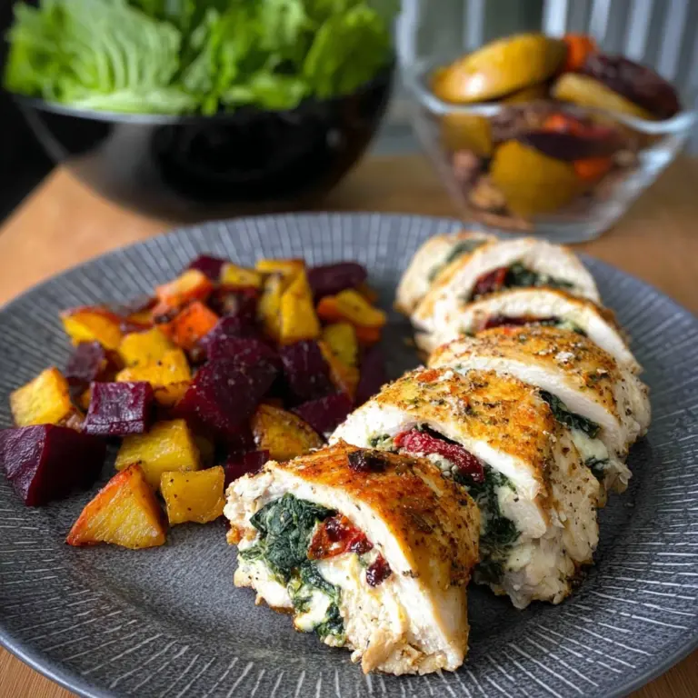 Healthy Stuffed Chicken Breast Recipe