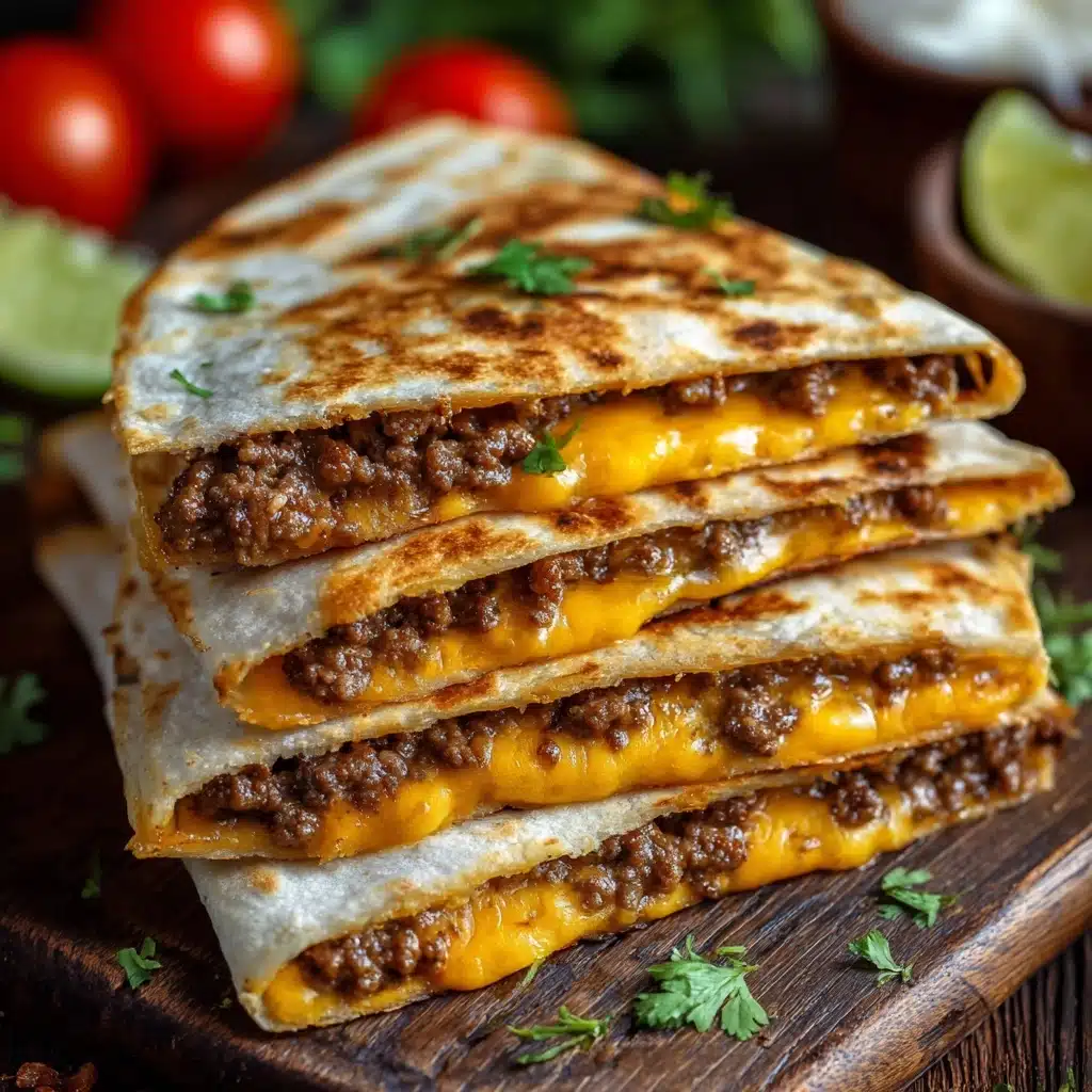 Smashburger Quesadillas Recipe - Recipe Image