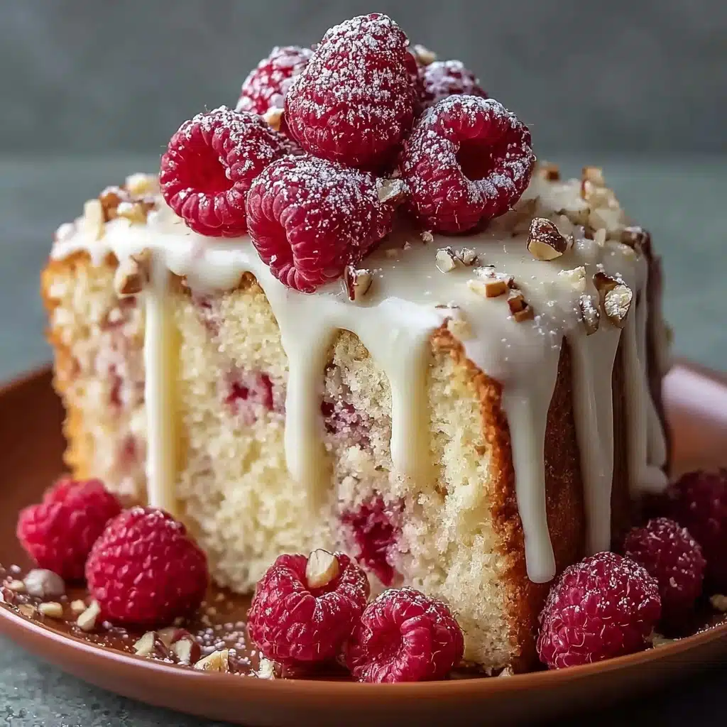 White Chocolate Raspberry Poke Cake Recipe - Recipe Image