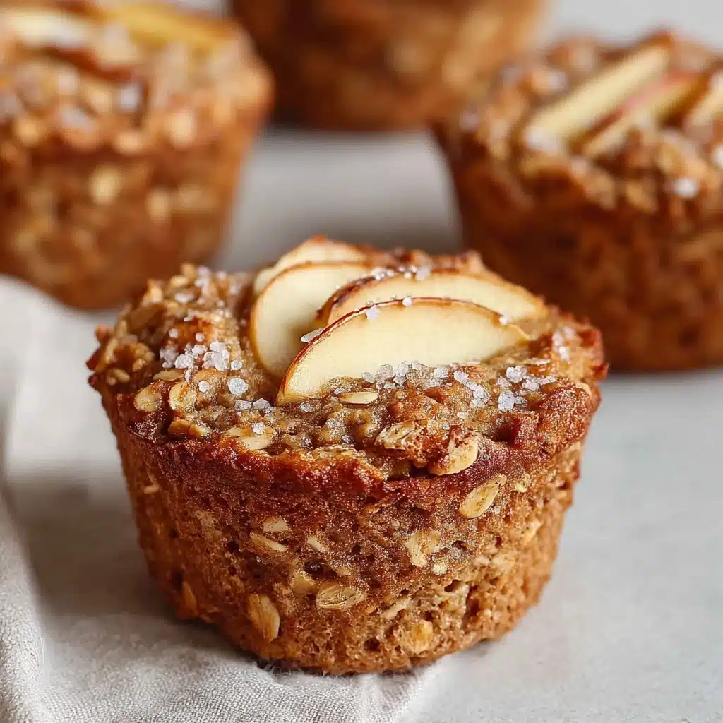 Tasty Baked Apple Cinnamon Oatmeal Cups Recipe - Recipe Image