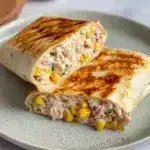 Healthy Tuna Melt Wrap Recipe, Easy 10 Minute Lunch Recipe