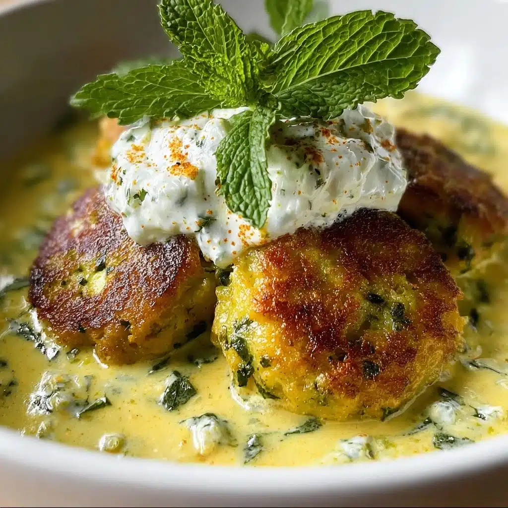 Boulettes courgettes & feta – Recette sauce curry menthe Recipe - Recipe Image