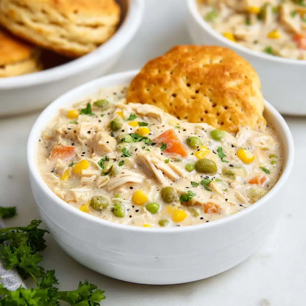 Easy Slow Cooker Chicken Pot Pie Recipe