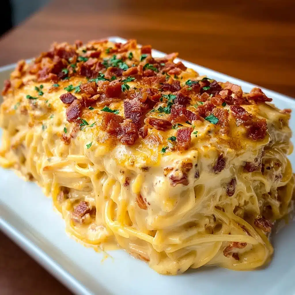 Spicy Southern Cheesy Chicken Spaghetti Casserole Recipe - Recipe Image