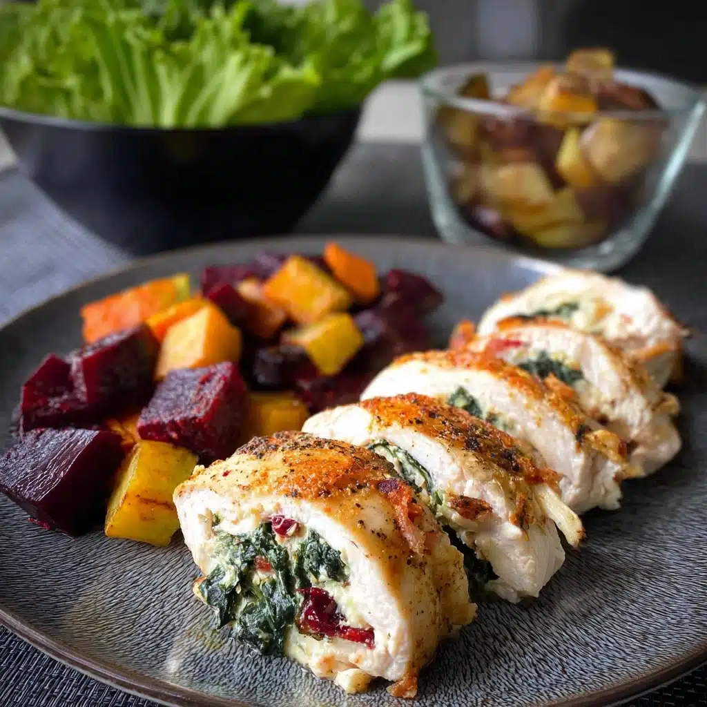 Healthy Stuffed Chicken Breast Recipe - Recipe Image