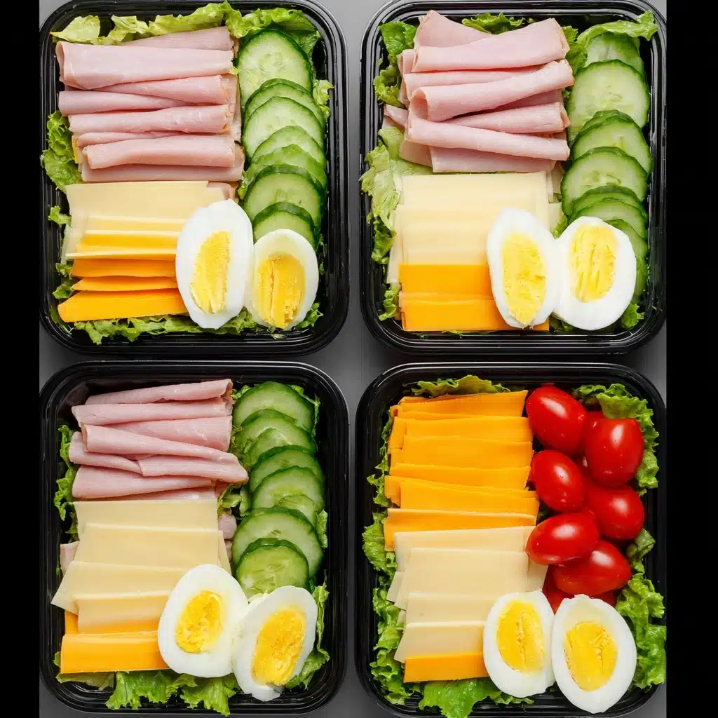 Chef Salad Meal Prep Recipe - Recipe Image