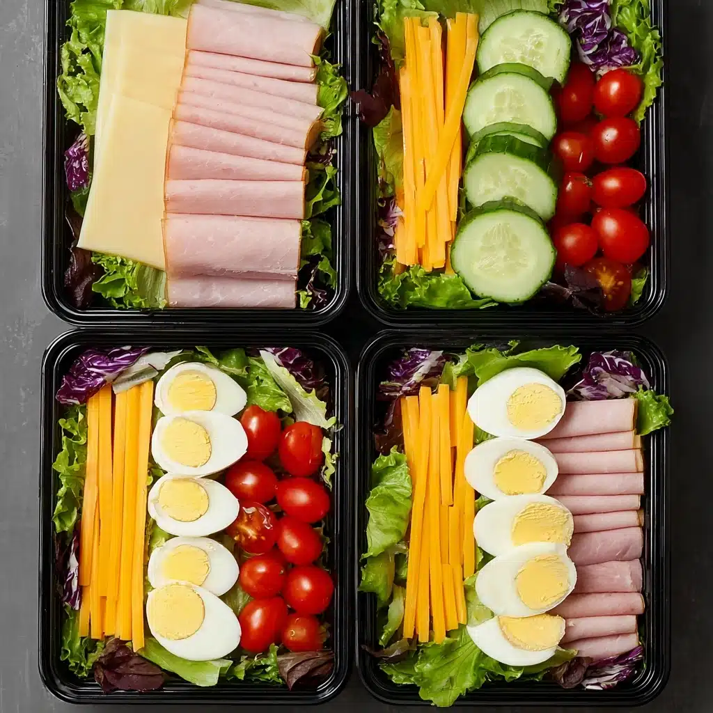 Chef Salad Meal Prep Recipe - Recipe Image