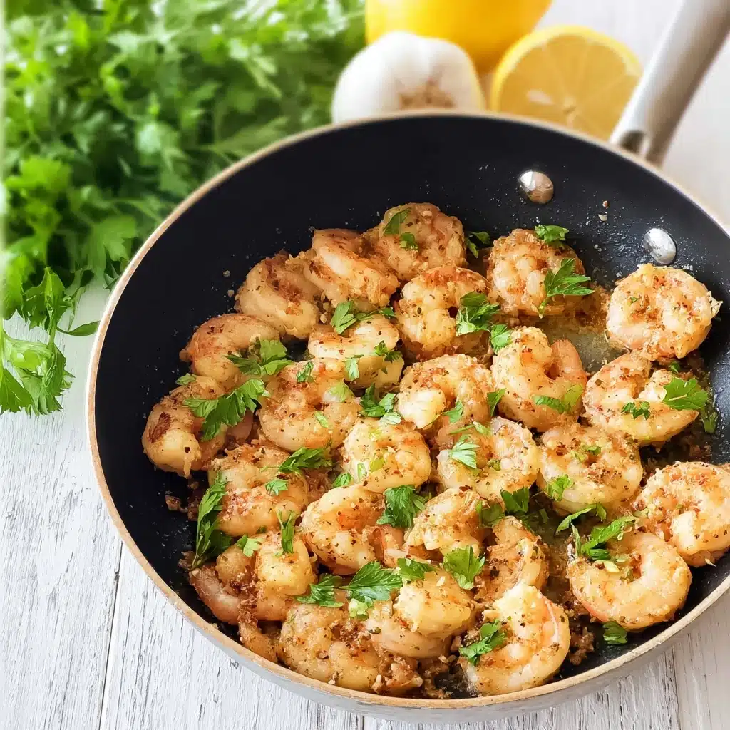 Garlic Butter Pan-Seared Shrimp Recipe - Recipe Image