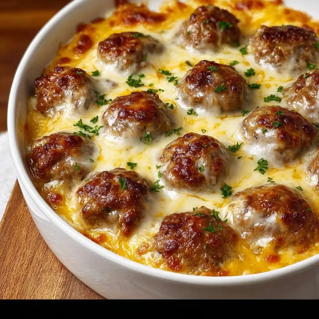 Dump-and-Bake Meatball Casserole Recipe - Recipe Image