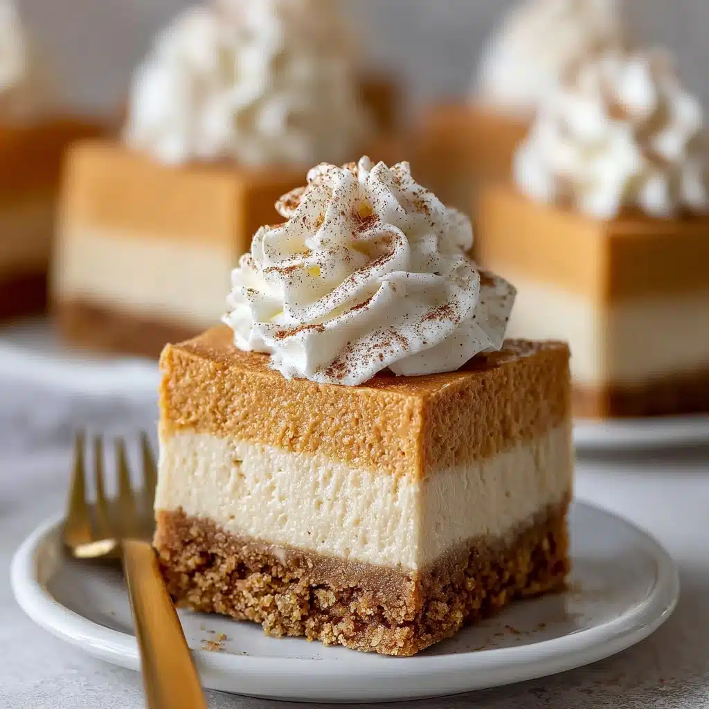 No Bake Pumpkin Cheesecake Bars Recipe - Recipe Image