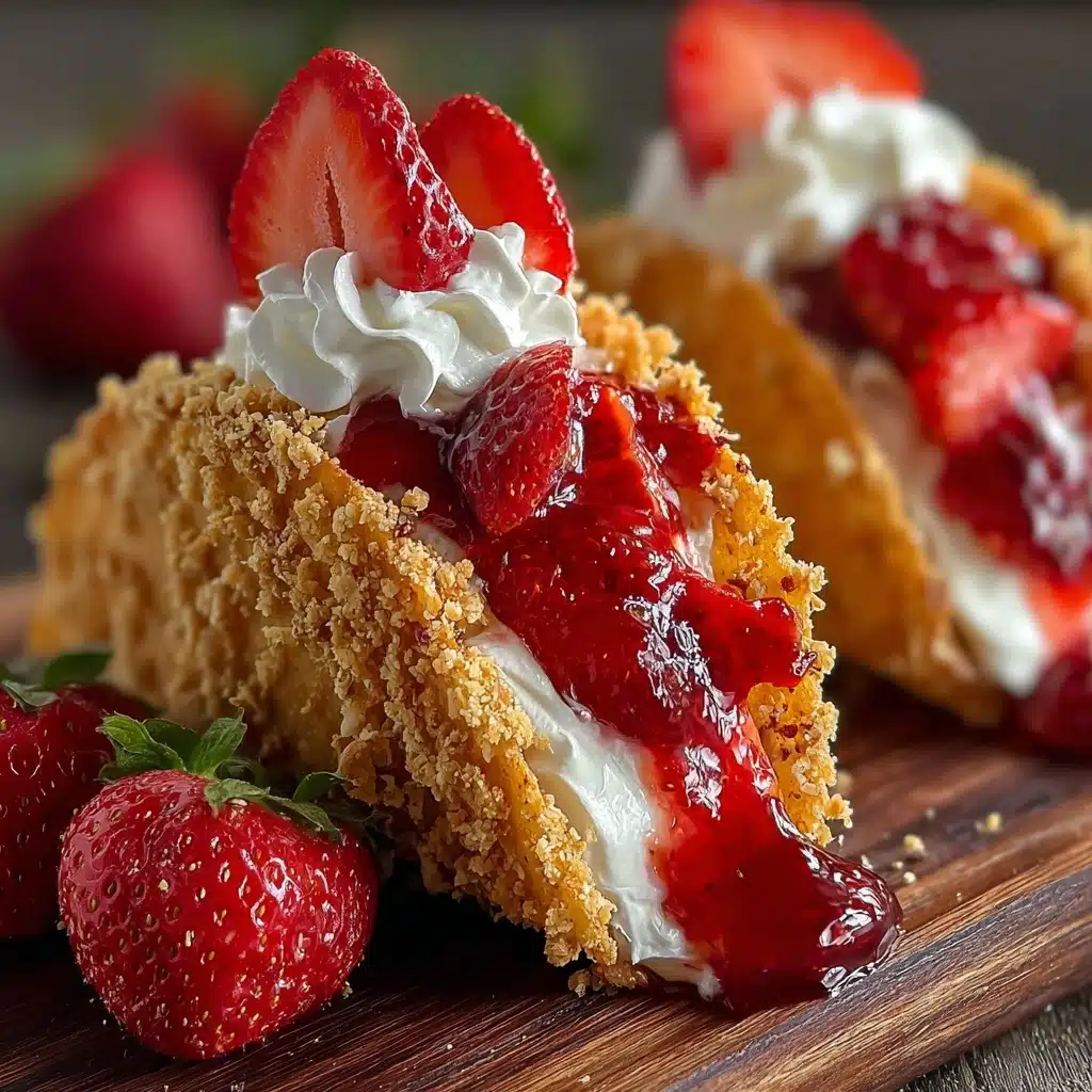 Strawberry Crunch Cheesecake Tacos Recipe - Recipe Image