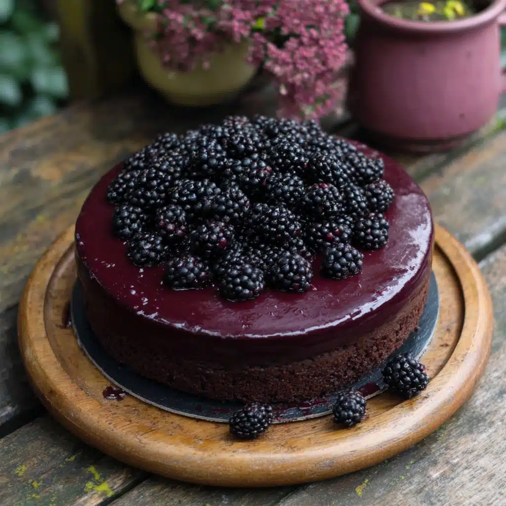 Blackberry Velvet Gothic Cake Recipe - Recipe Image