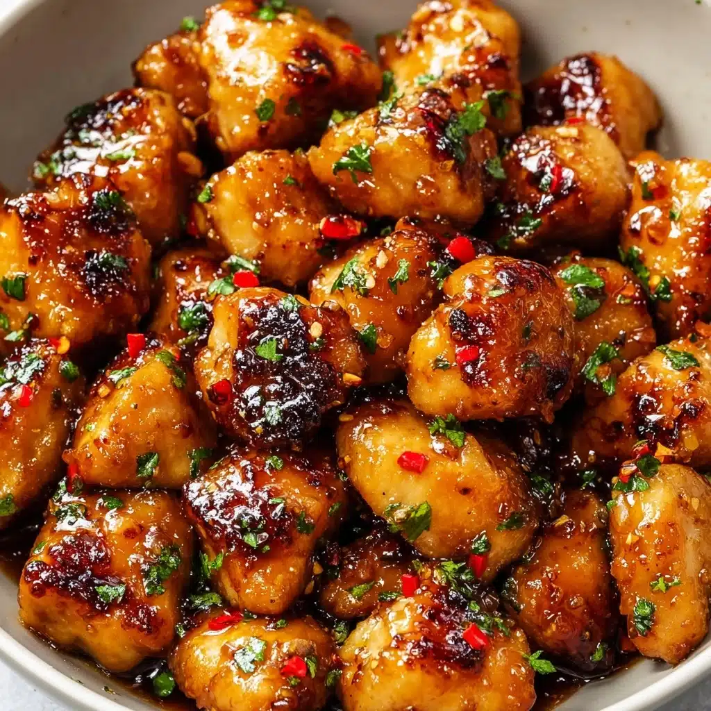 Honey Garlic Chicken Bites Recipe - Recipe Image