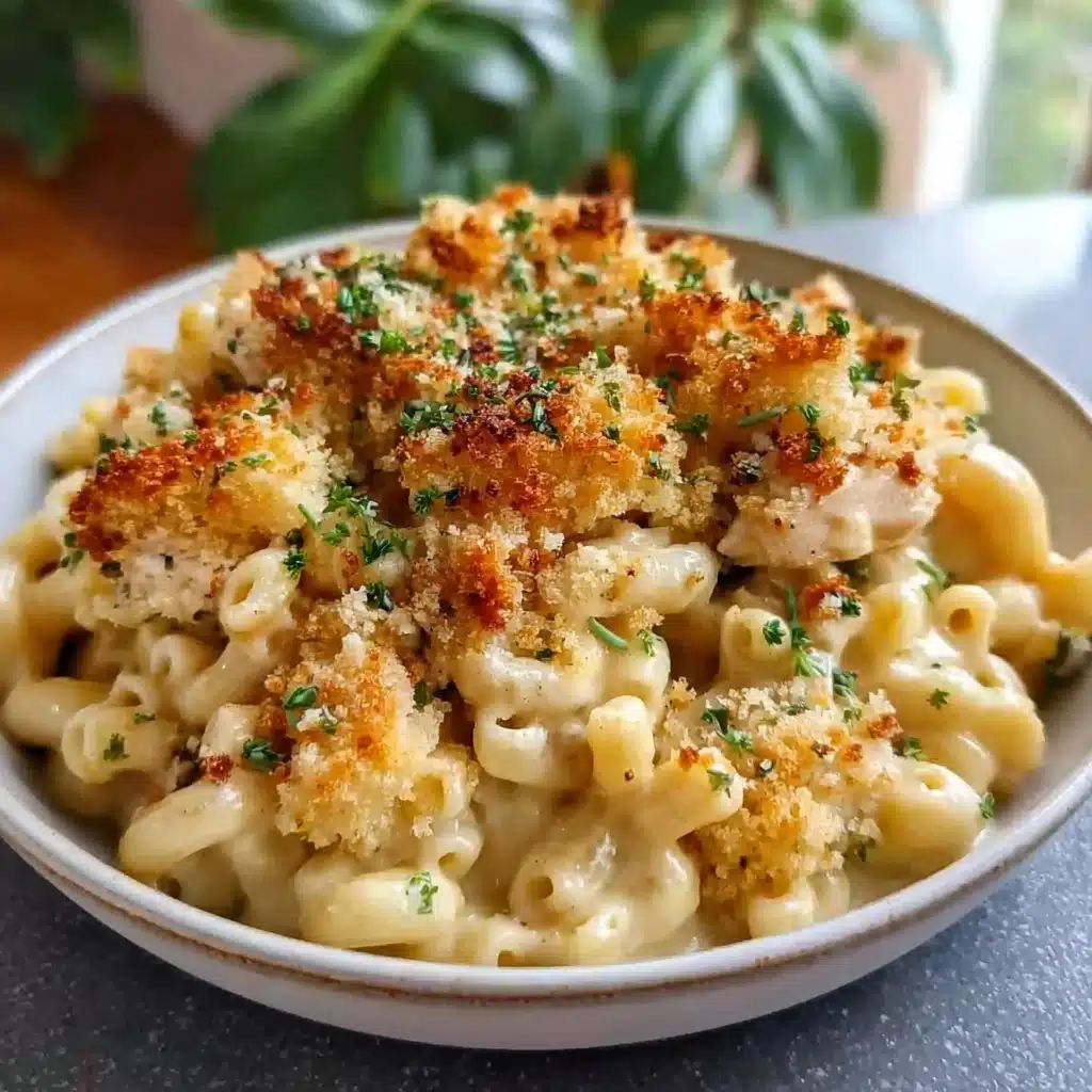 Creamy Chicken Mac and Cheese Recipe - Recipe Image