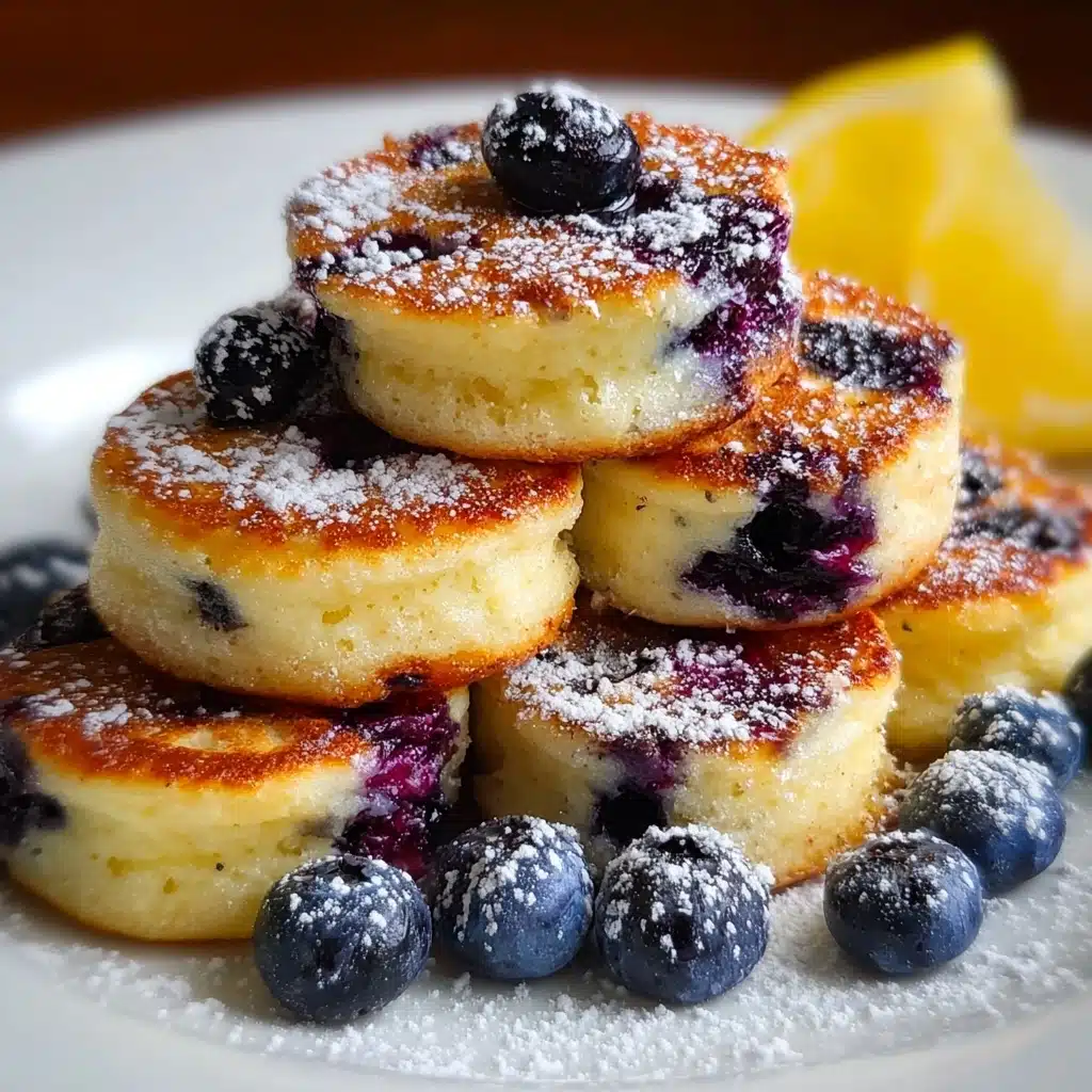 Blueberry Lemon Pancake Bites Recipe - Recipe Image