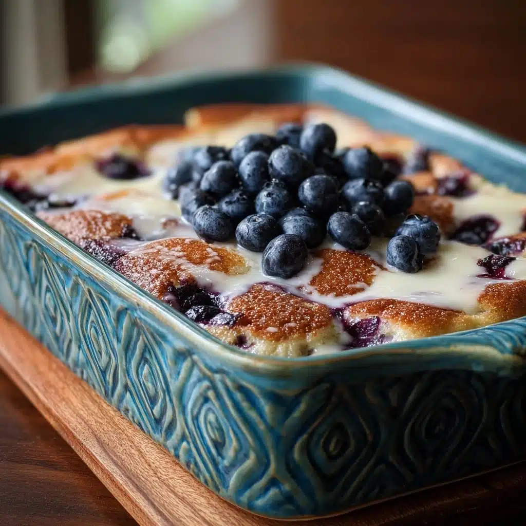 Blueberry Buttermilk Pancake Casserole Recipe - Recipe Image