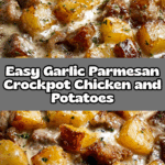 Garlic Parmesan Crockpot Chicken and Potatoes Recipe