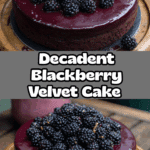 Blackberry Velvet Gothic Cake Recipe