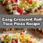 Easy Crescent Roll Taco Pizza Recipe