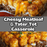 Cheesy Meatloaf & Tater Tot Bake Recipe